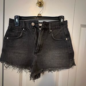 Forever 21 black/grey Jean shorts